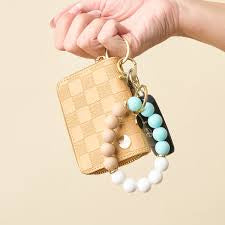 Hands-Free Keychain Wristlet - Sand+Sea