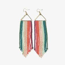 Emilie Vertical Stripe Earrings