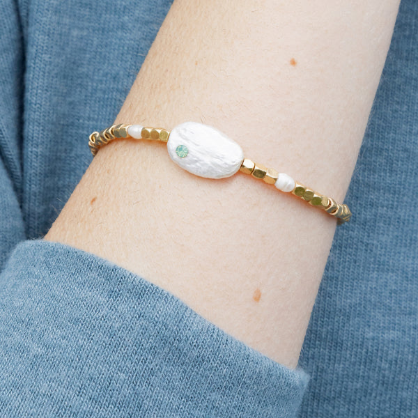 Scout Curated Wears - Pearl Affirmation - Courage/Gold