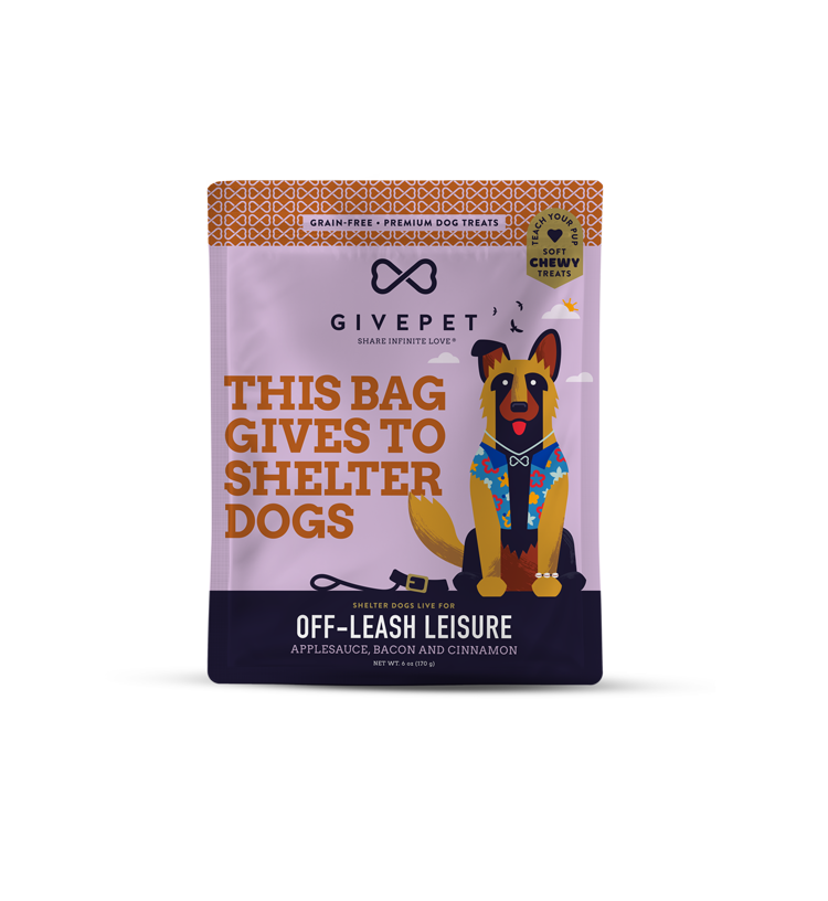 Off-Leash Leisure Soft Chewy Trainers - 6oz Bag