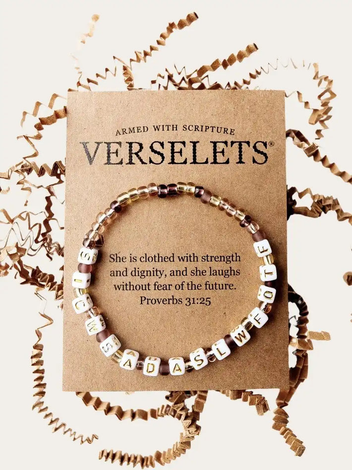 Verselets - Proverbs 31:25