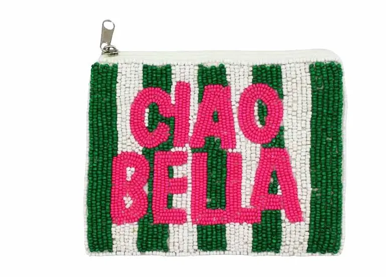 Ciao Bella Beaded Coin Pouch