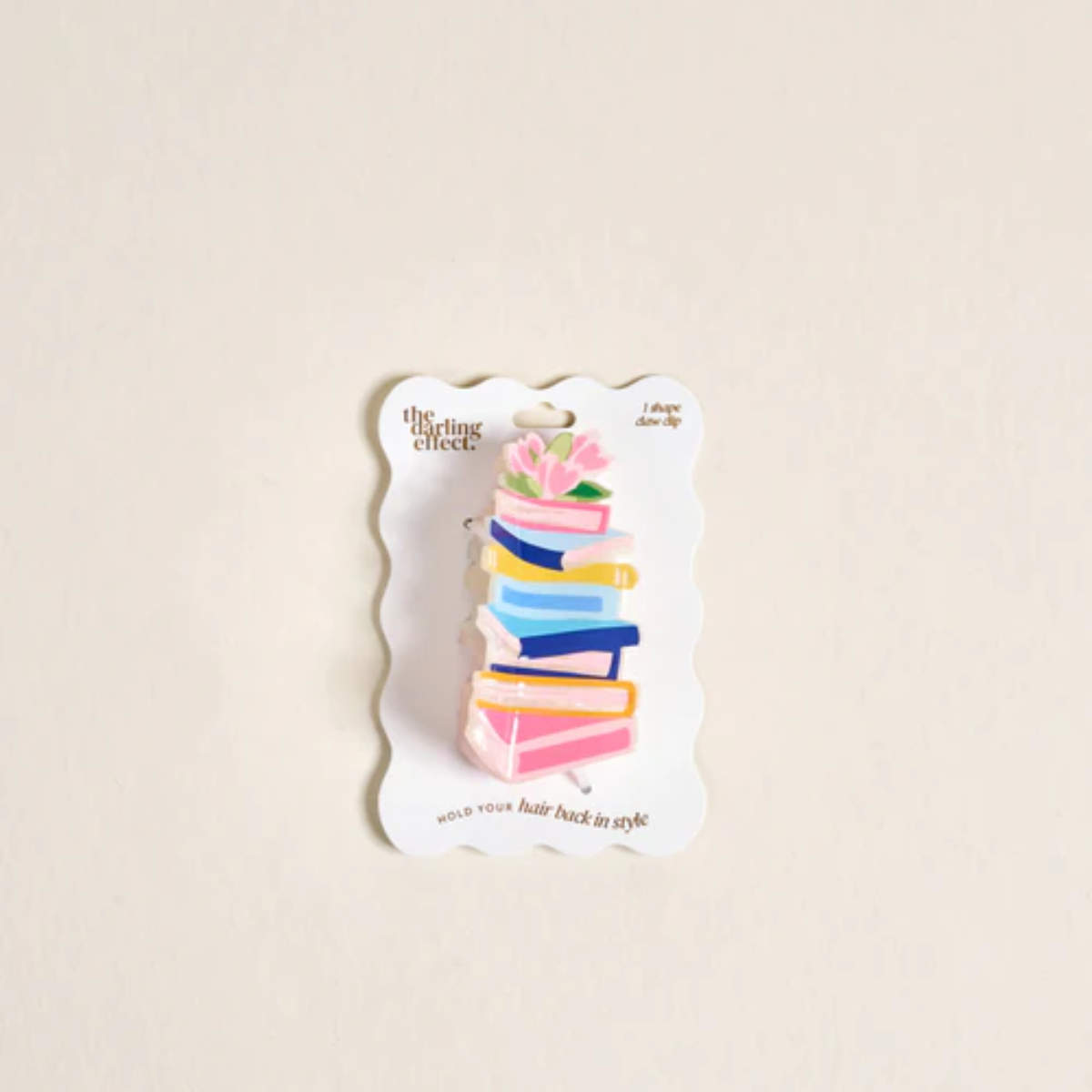 The Darling Effect - Shape Up Claw Clip - Book Nook