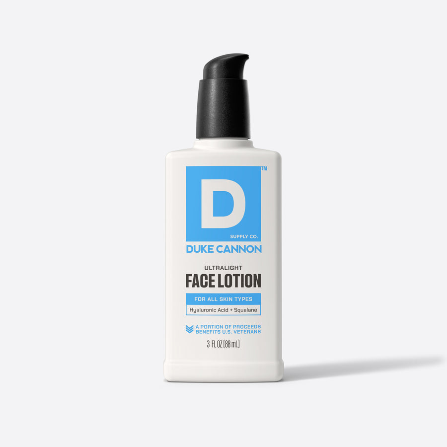 Duke Cannon - Ultralight Face Lotion - Travel Size