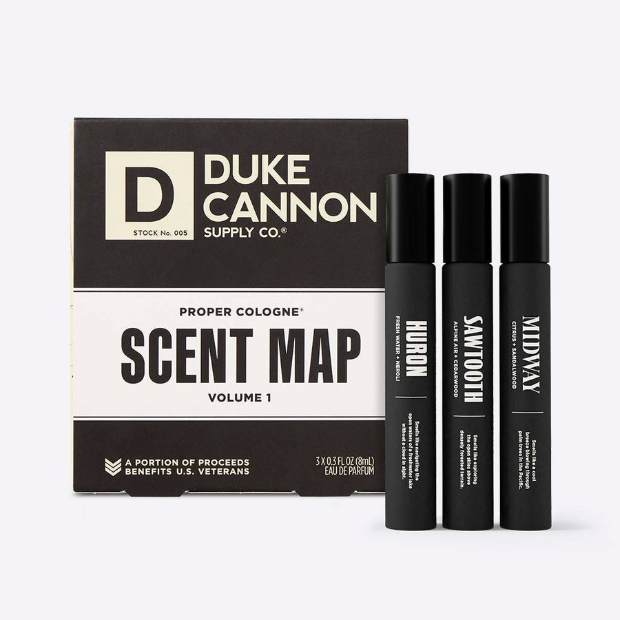 Duke Cannon - Cologne Scent Map