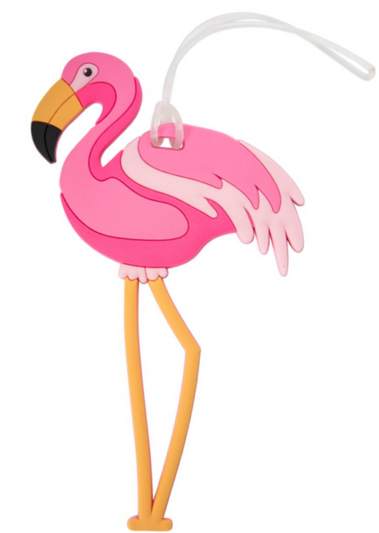 Hang Accessories - Flamingo Silicone Luggage Tag