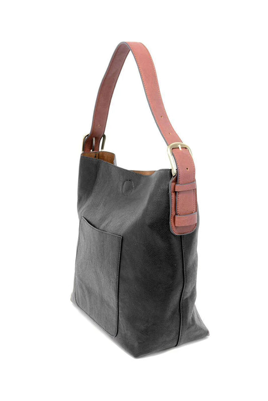 Black Hobo Coffee Handle Handbag