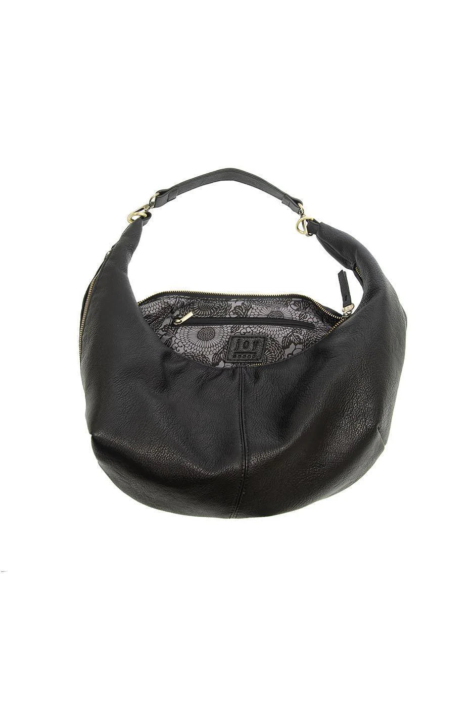 Black Rhea Slouchy Crescent Shoulder Cross