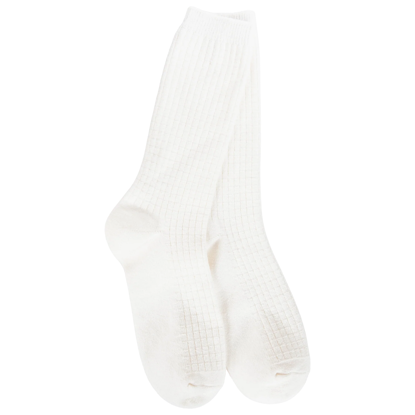 Ivory Crew Socks