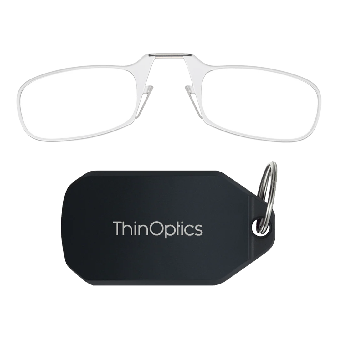ThinOptics Black Keychain with 1.50 Clear Glasses