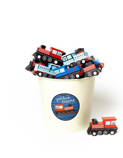 Pull Back Trains - Set of 24