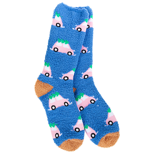 Christmas Bug Cozy Crew Socks