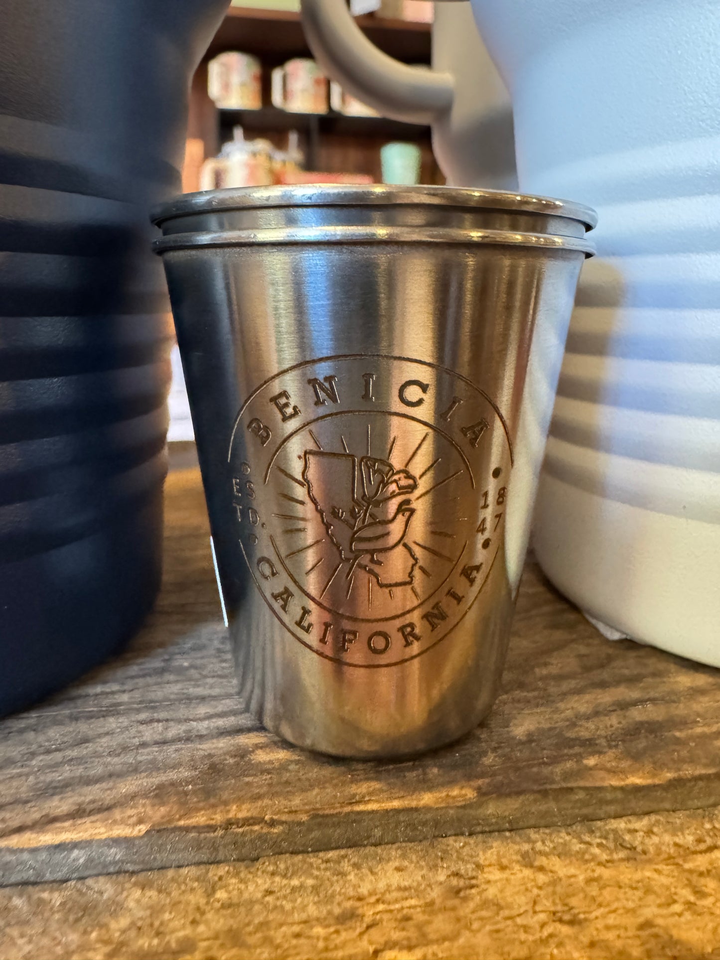 Benicia Stainless Shot Glasses