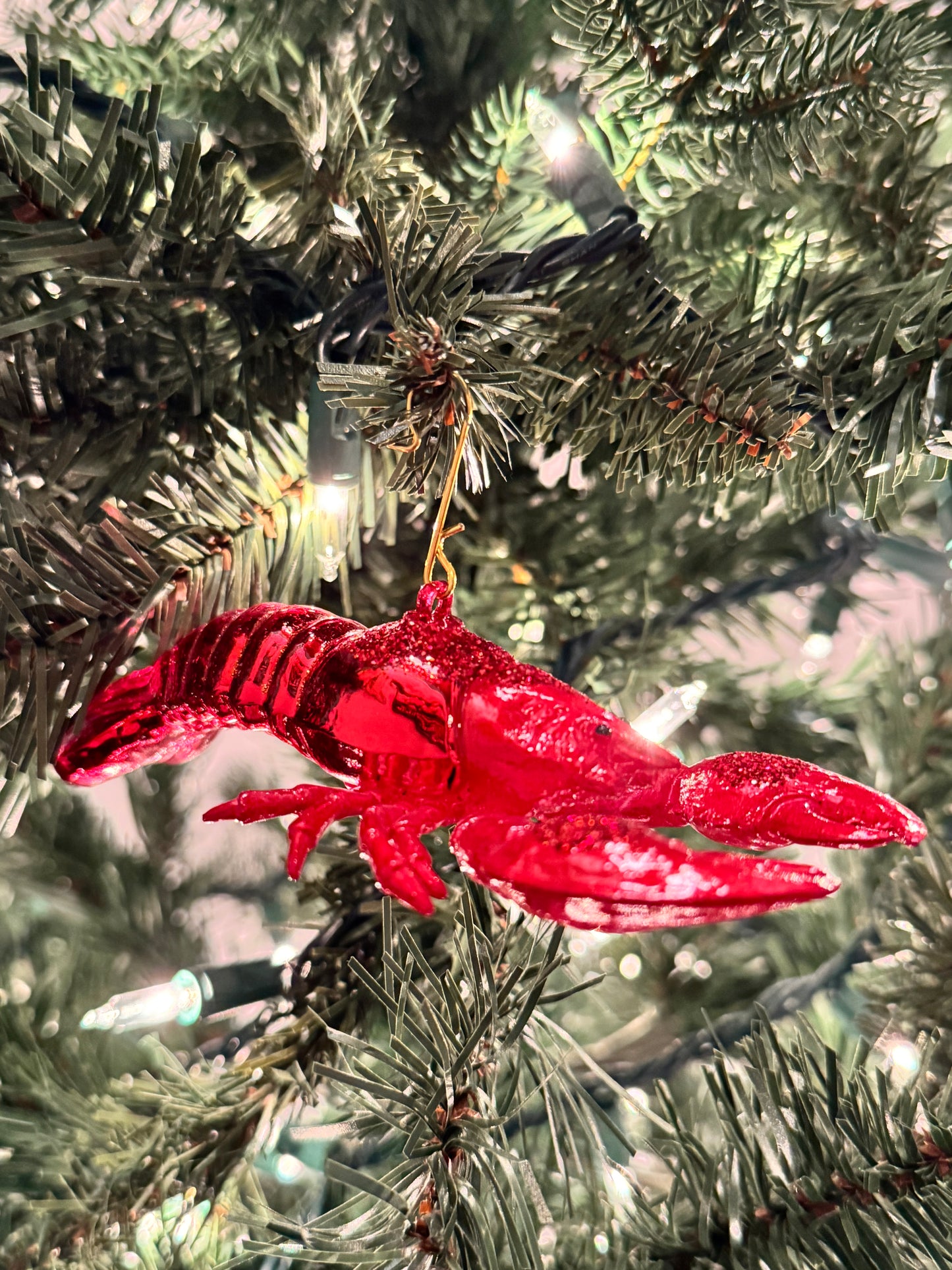 Glass Lobster Ornament