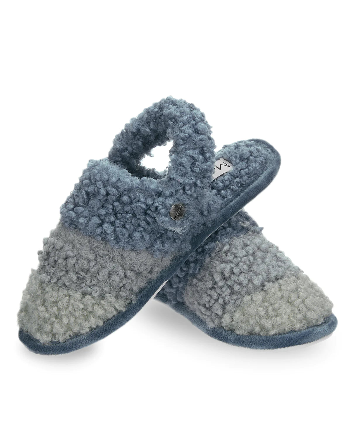 Luxe Fuzzy Slippers | Sea Blue