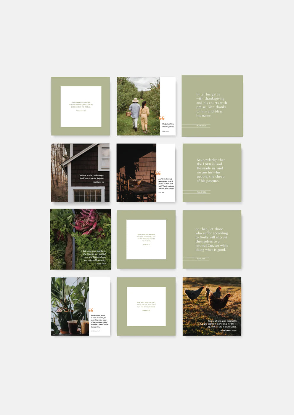 Give Thanks | A Thanksgiving Scripture Card Set