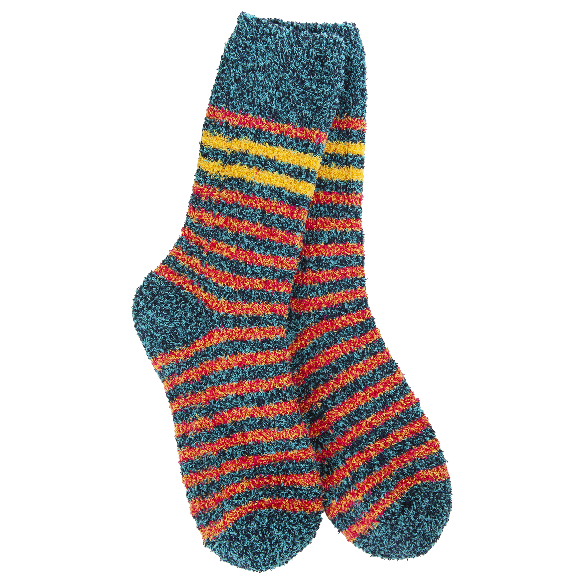 World's Softest Cozy Crew socks, Autumn Multi