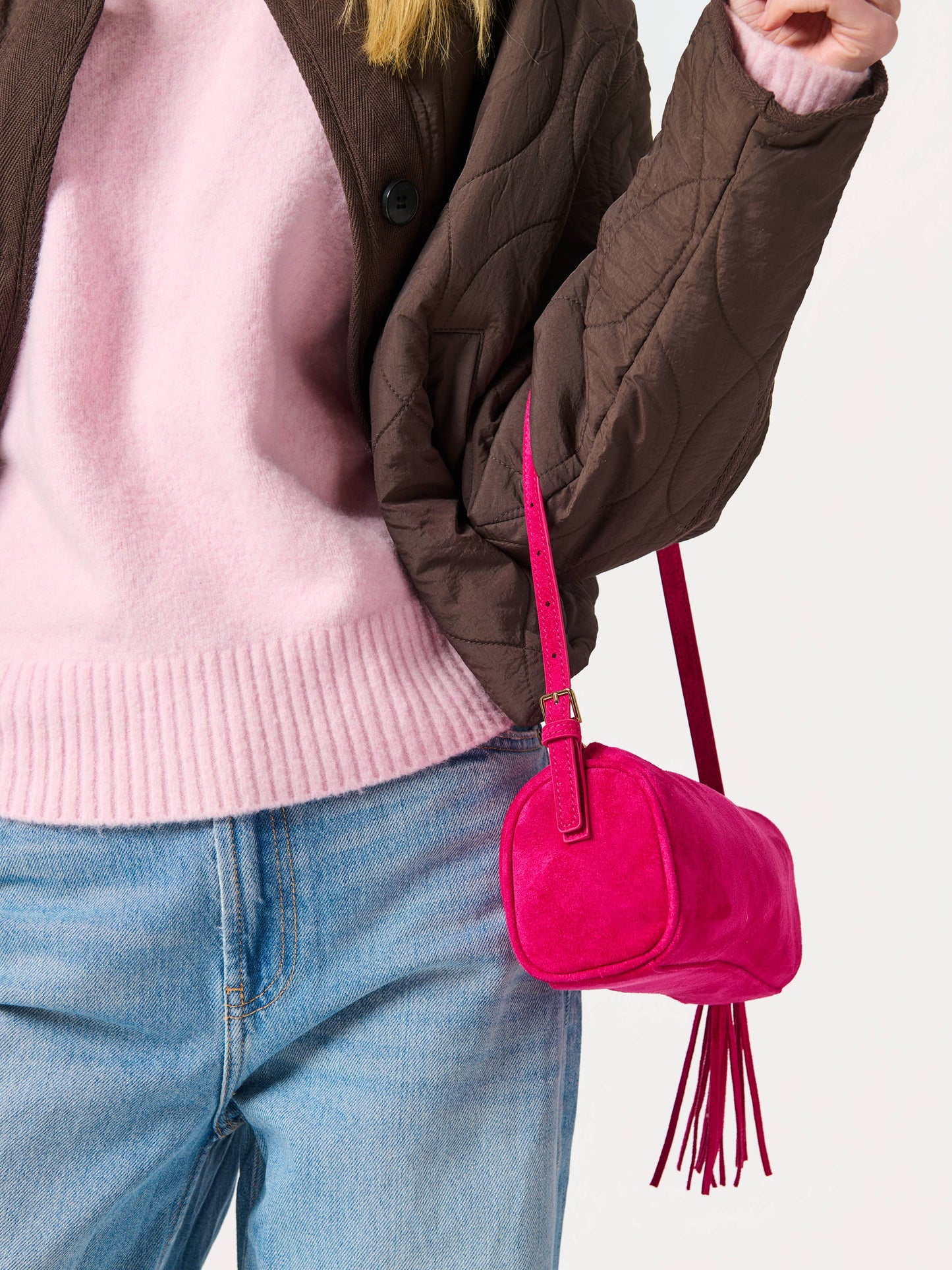 KYLIE BARREL SHOULDER BAG