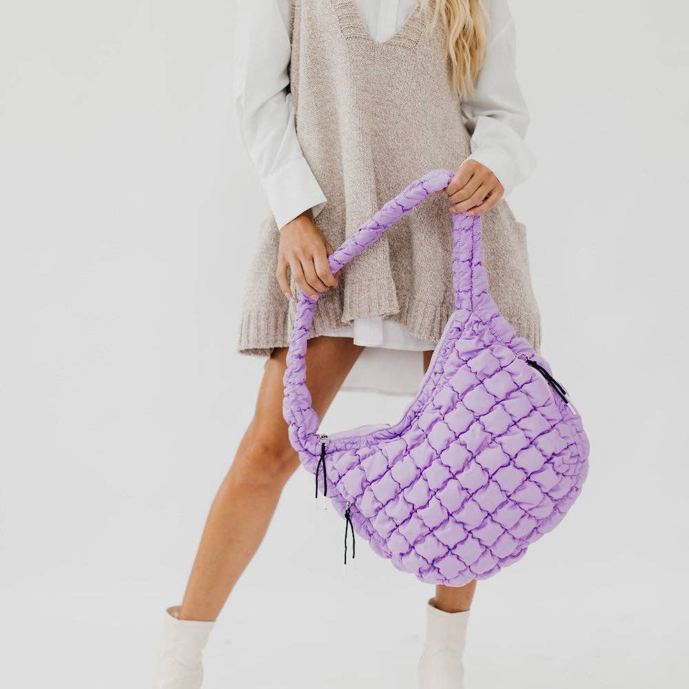 Pretty Simple - Carmen Quilted Hobo Tote Bag