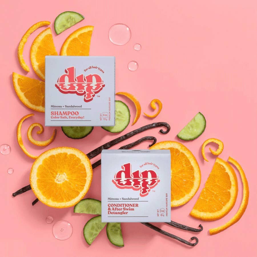 Dip - Conditioner Bar & After Swim Detangler - Mimosa & Sandalwood