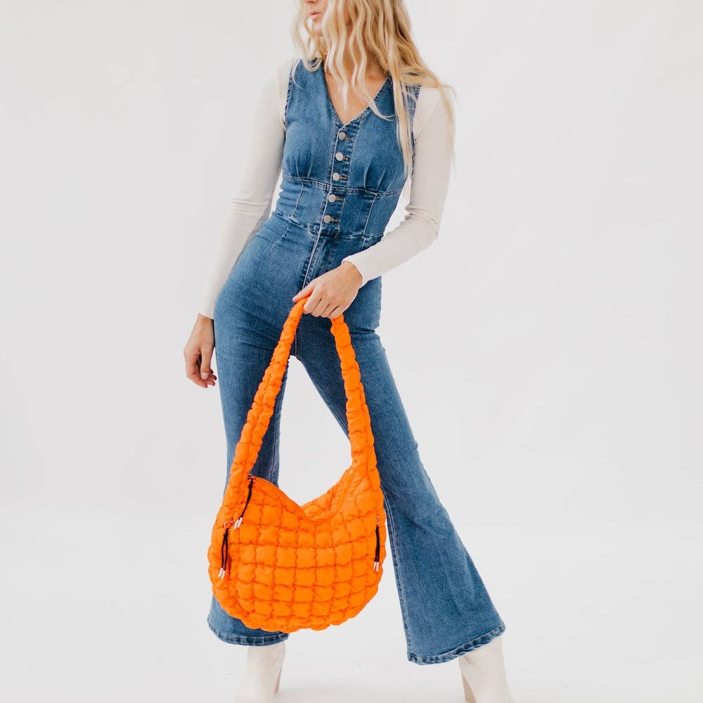 Pretty Simple - Carmen Quilted Hobo Tote Bag