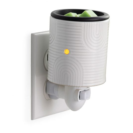 Plug-in Fragrance Warmer | Arch Deco w/ Flip Dish