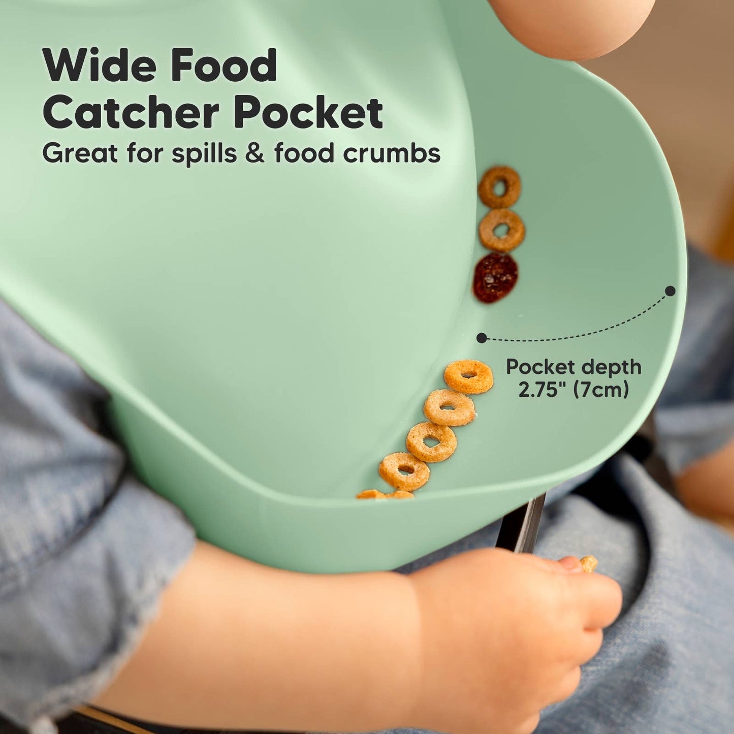 Silicone Catch All Bibs
