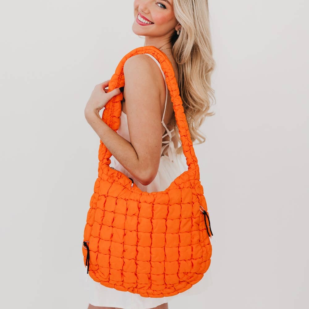 Pretty Simple - Carmen Quilted Hobo Tote Bag
