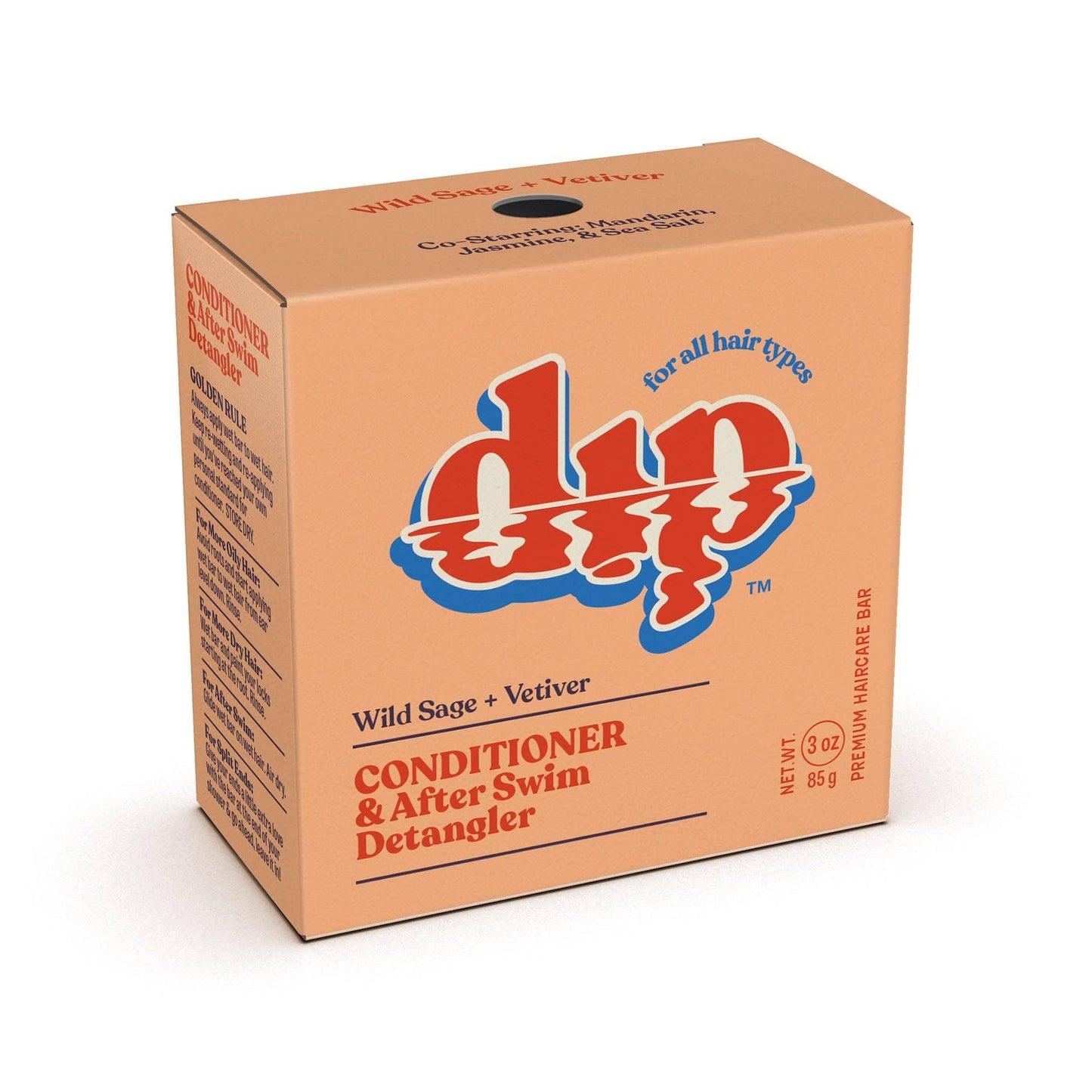 Dip - Conditioner Bar & After Swim Detangler - Wild Sage & Vetiver: 3 oz