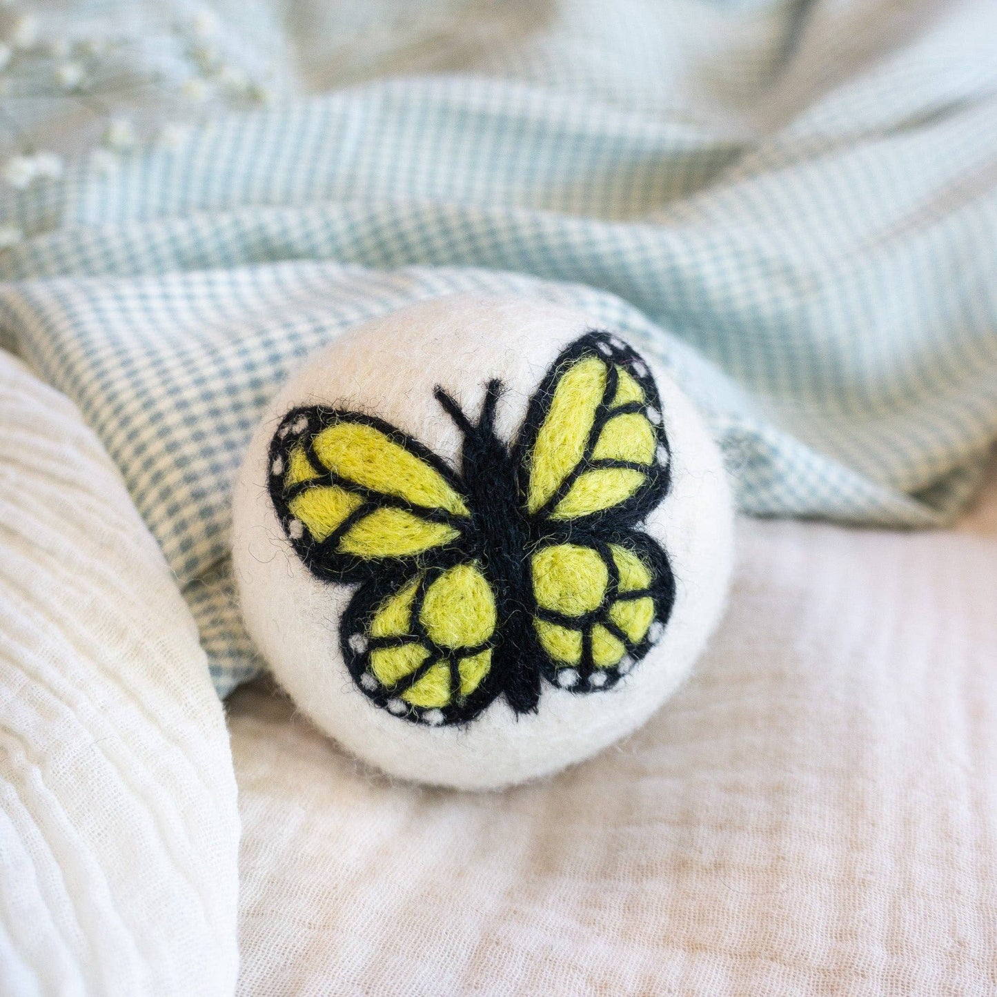 Friendsheep - Rainbow Monarch Butterfly Eco Wool Dryer Ball - Set of 6