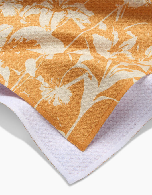 Geometry - Floral Invertion Tea Towel
