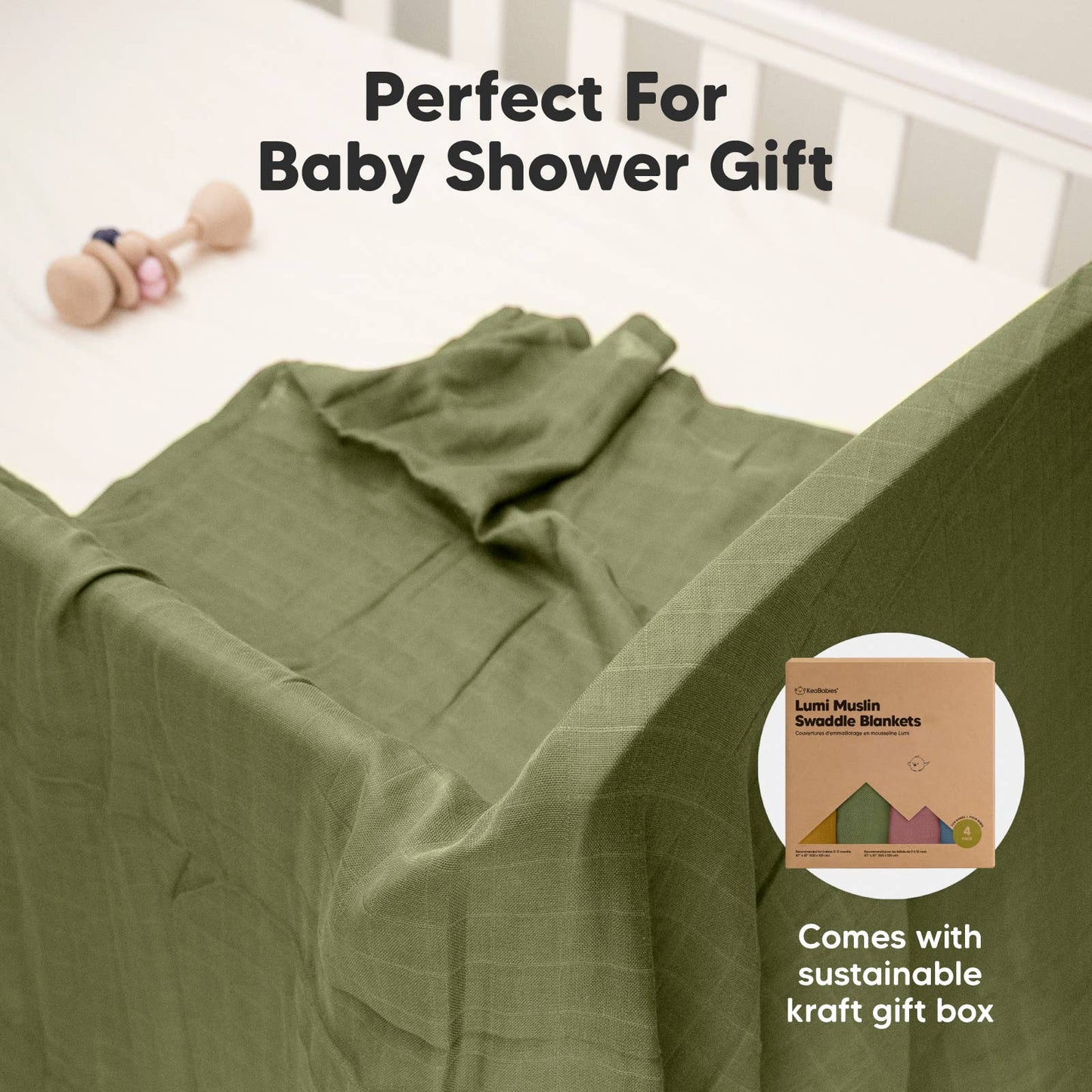 Lumi Muslin Swaddle Blankets