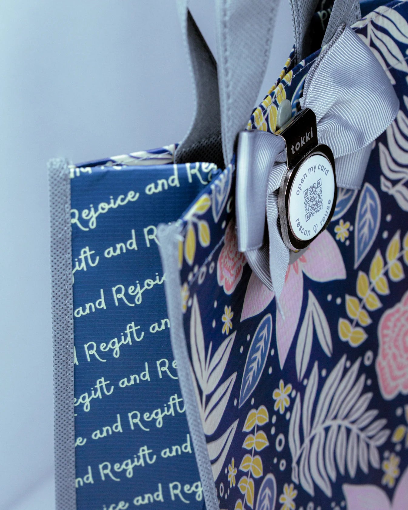 QR Code Video Message Gift Bag | Wine Bag
