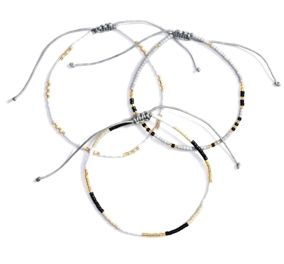 Delicate Single Row Miyuki Delicate Bracelets | Mix & Match