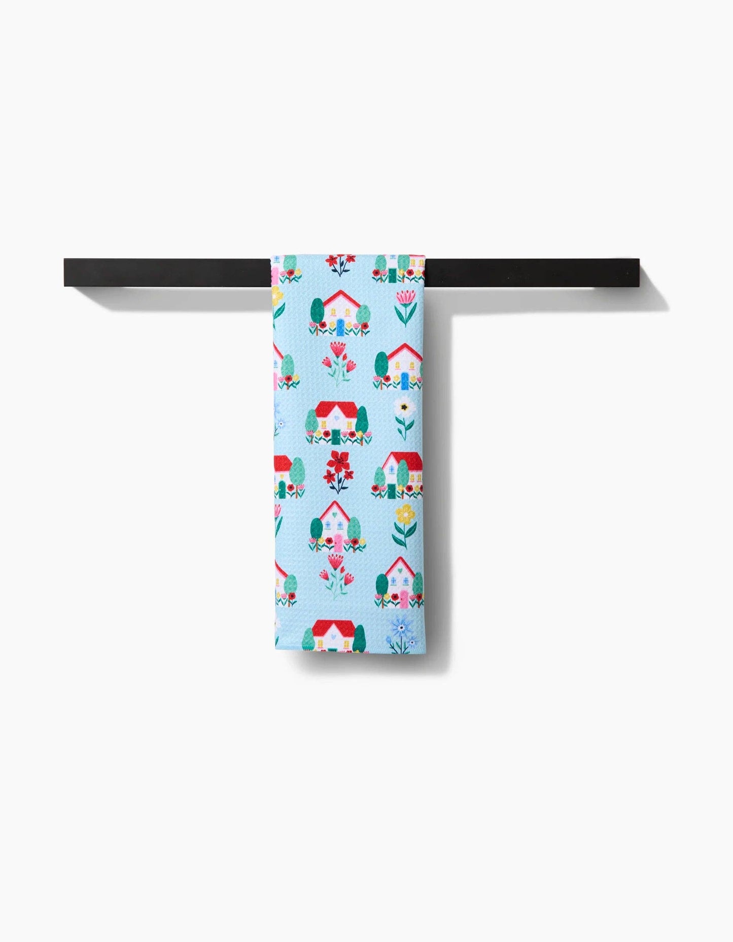 Geometry - Spring Houses Tea Towel