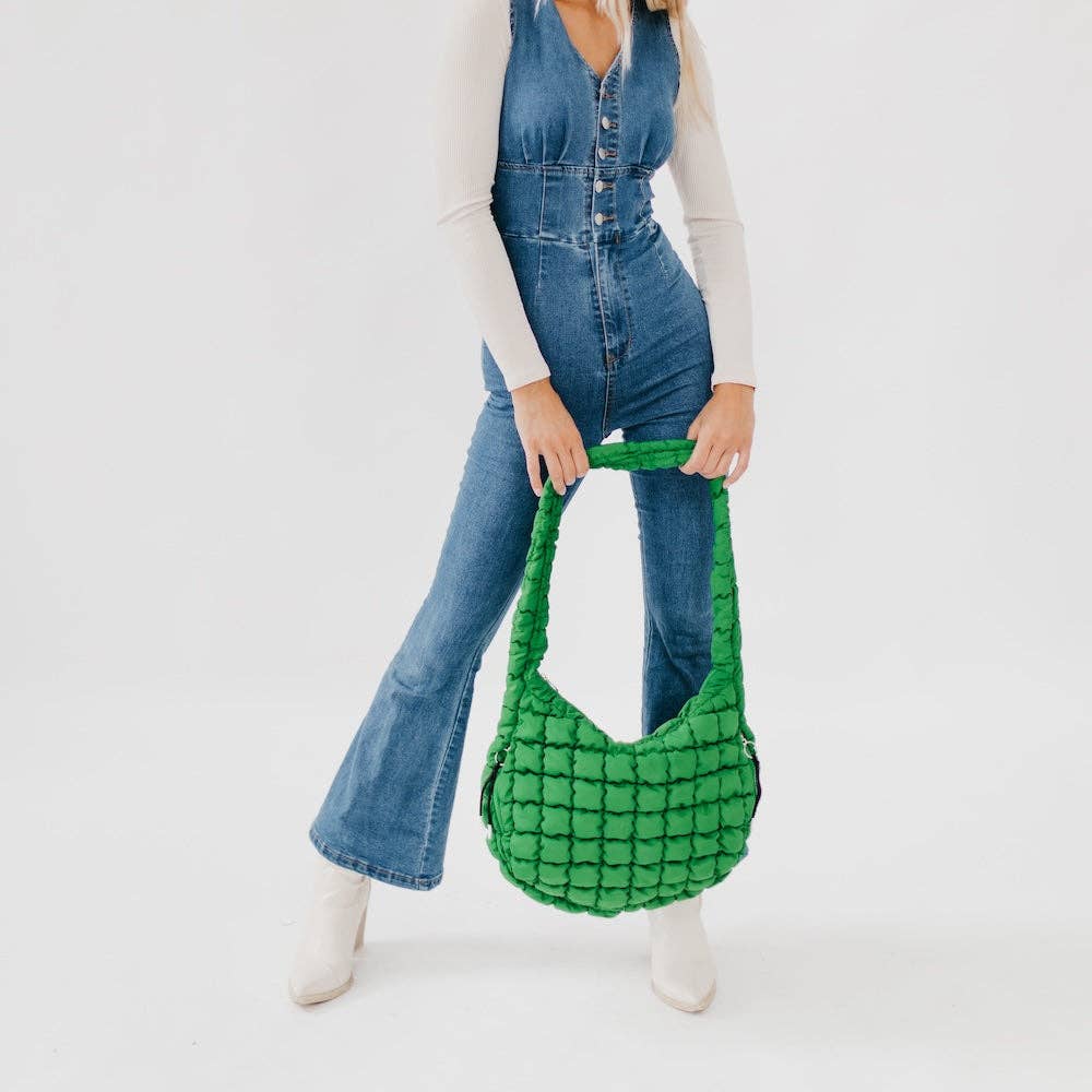 Pretty Simple - Carmen Quilted Hobo Tote Bag