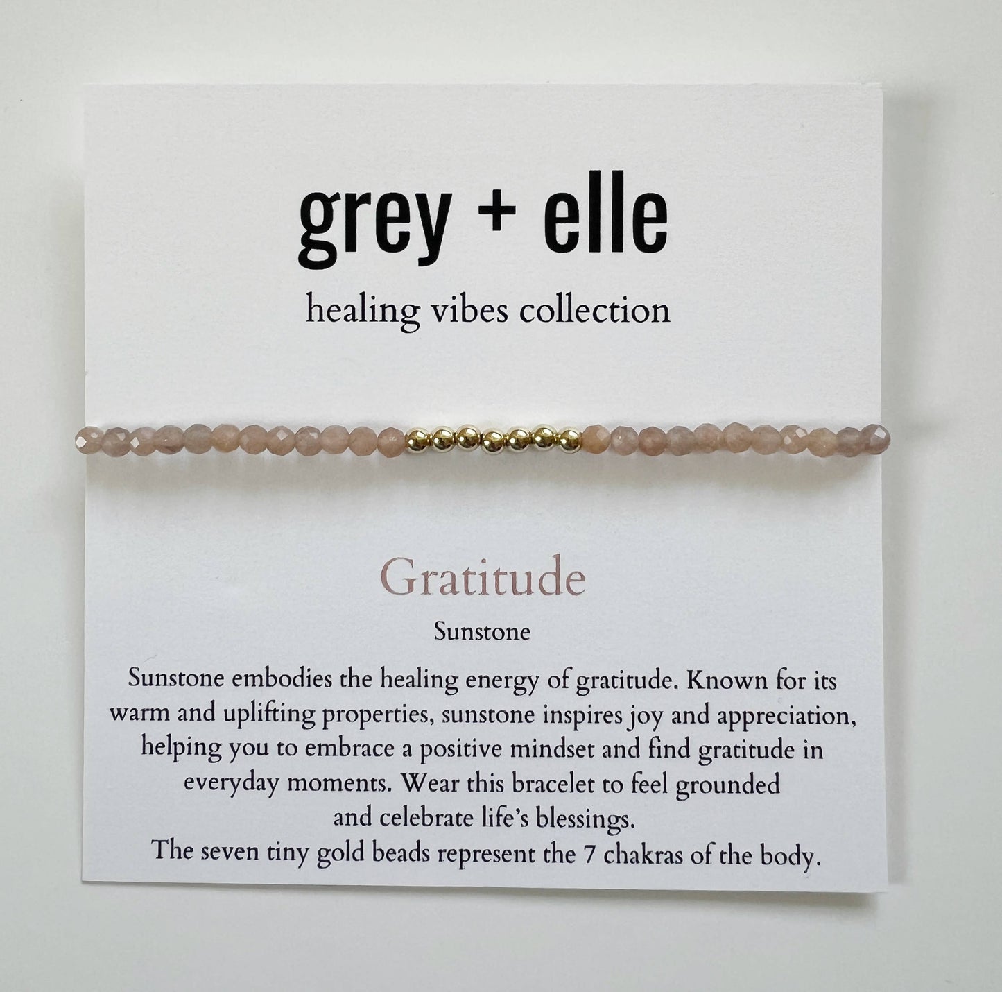 GRATITUDE BRACELETÂ