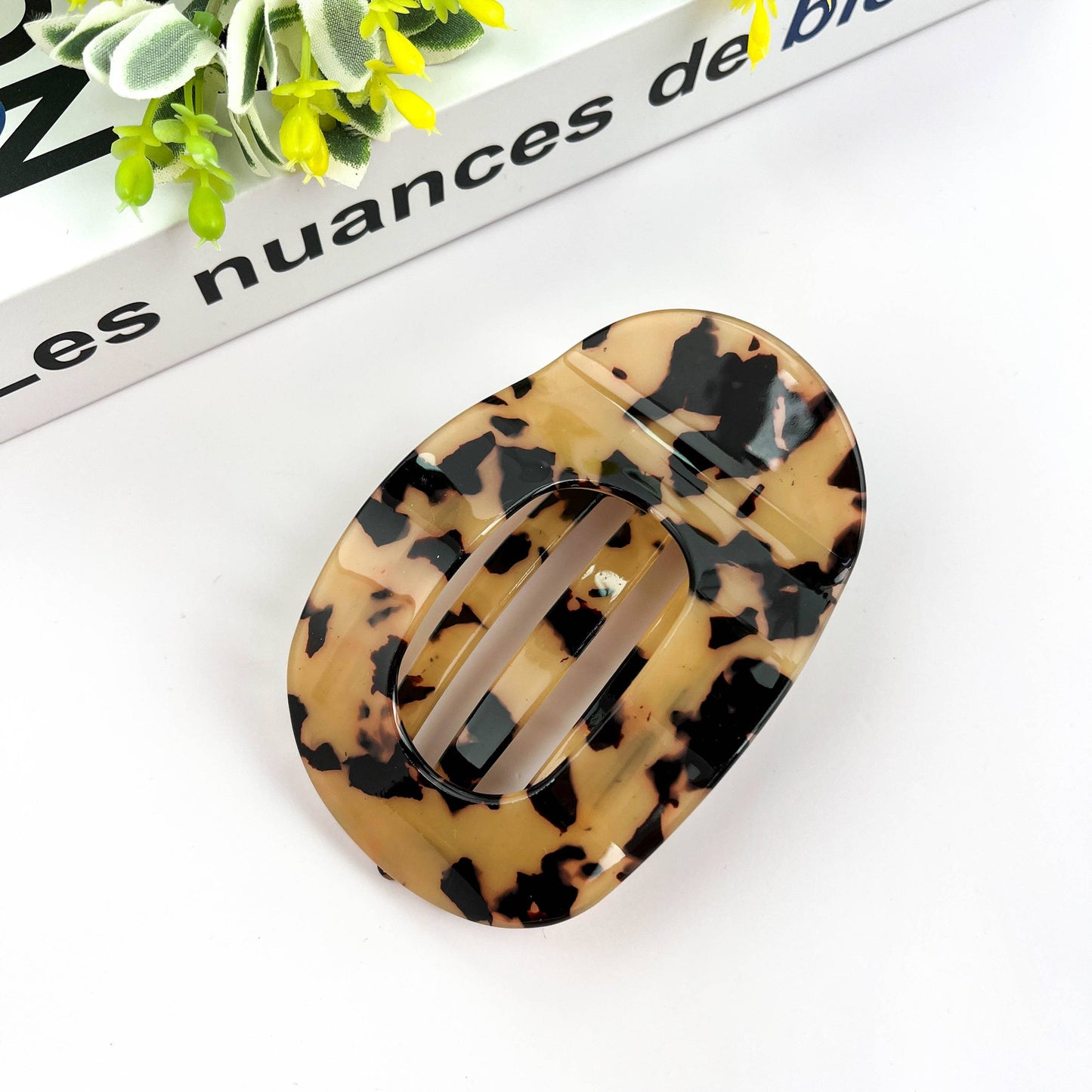 Flat Round Hair Clip, Spring and Autumn Claw Clip