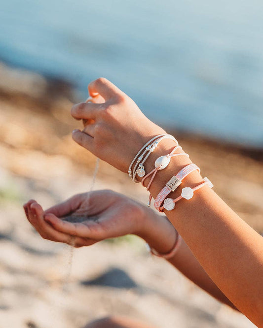 K'Lani hair tie bracelets - Shimmer Hair Tie Bracelets