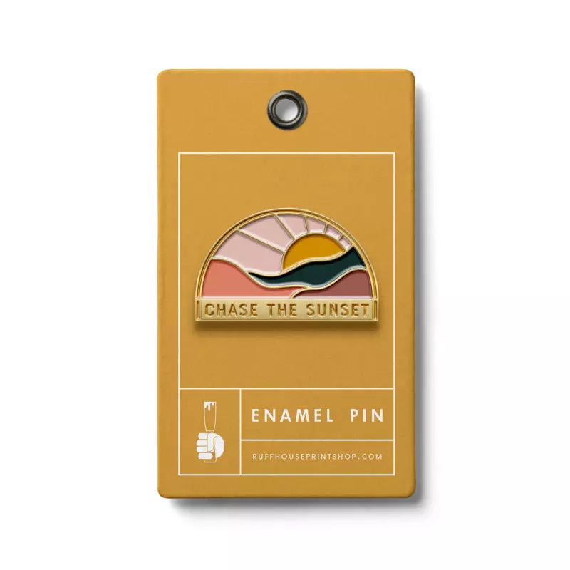Enamel Pin | Chase the Sun