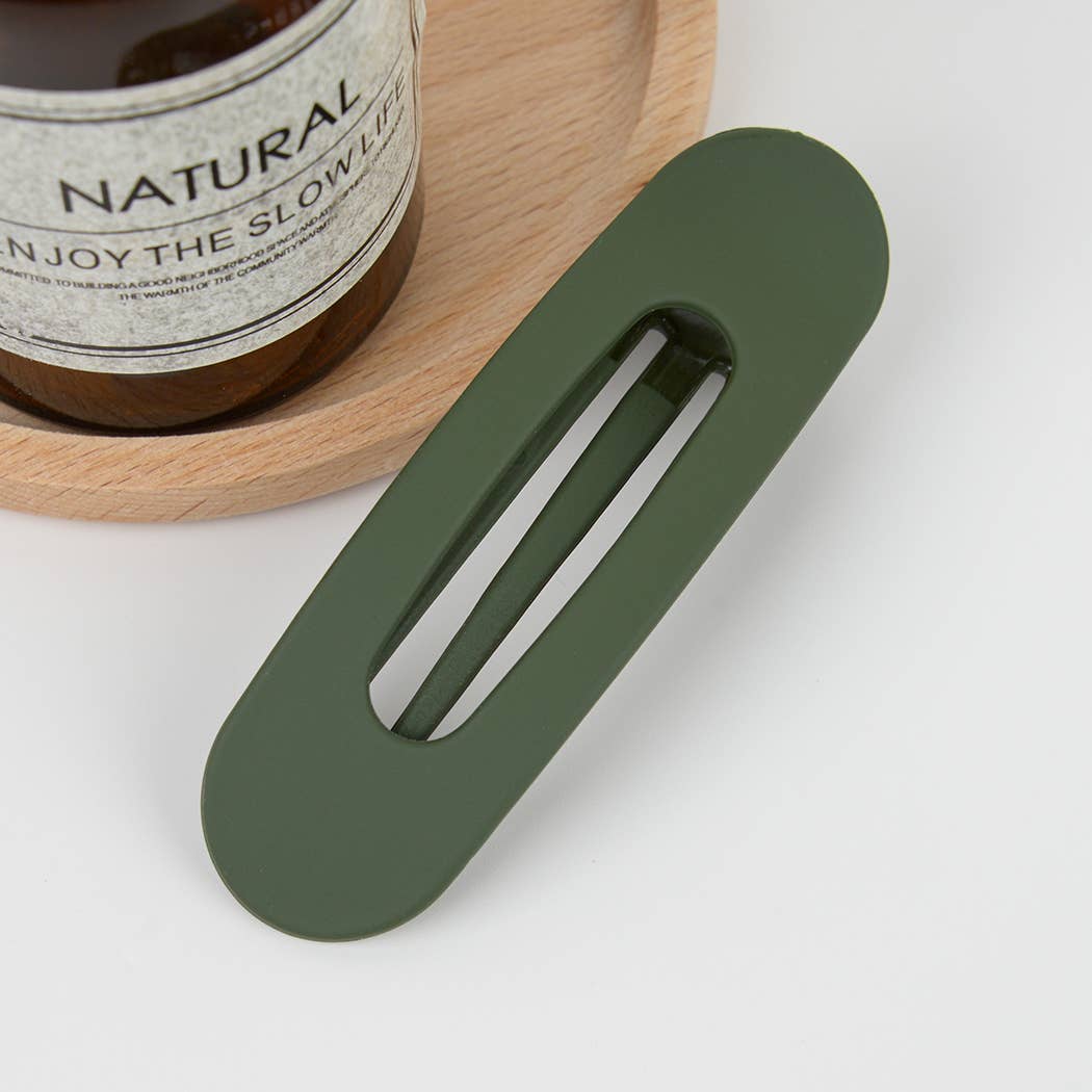 Solid Color Matte Duckbill Clip