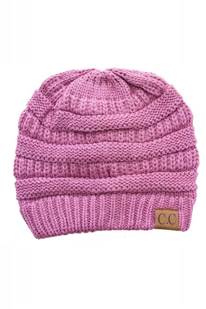Hana - C.C Best Selling Cable Knit Classic Beanie Winter Hat
