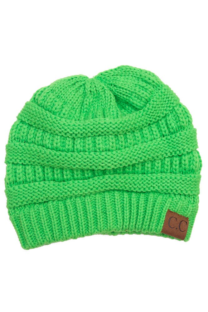 Hana - C.C Best Selling Cable Knit Classic Beanie Winter Hat