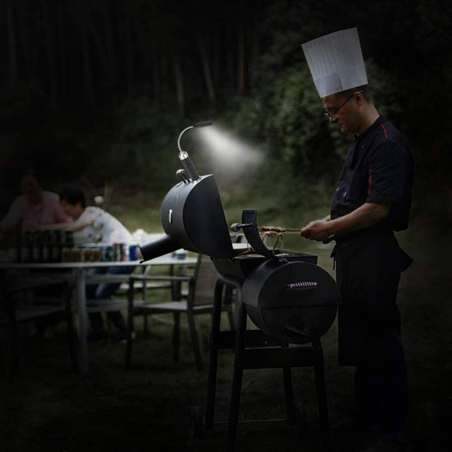 Fox Run Brands - Outset Outdoor Rotating Grill Light, Magnetic Base, 11.2"