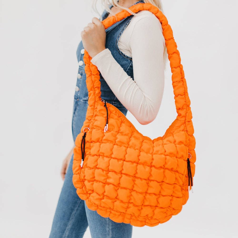 Pretty Simple - Carmen Quilted Hobo Tote Bag
