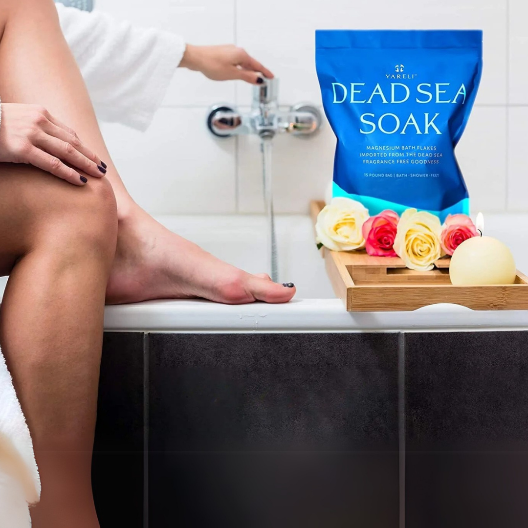 Bath Flakes | Unscented Dead Sea Magnesium Gentle Muscle Relief