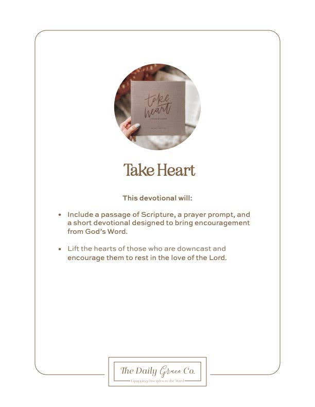 Take Heart Devotional | Coffee Table Book