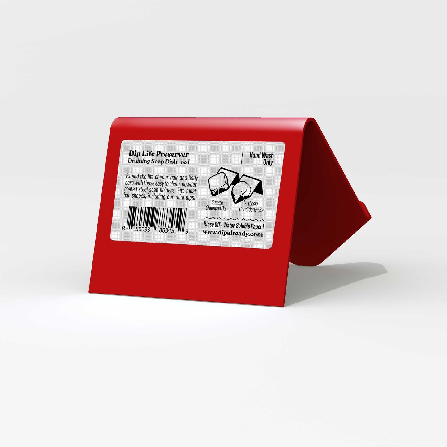Dip - Life Preserver: Red Draining Soap Dish (single unit)