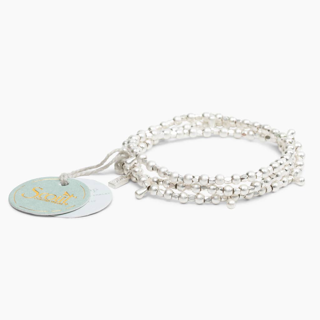 Scout Curated Wears - Metal Wrap - Classic/Teardrop/Silver