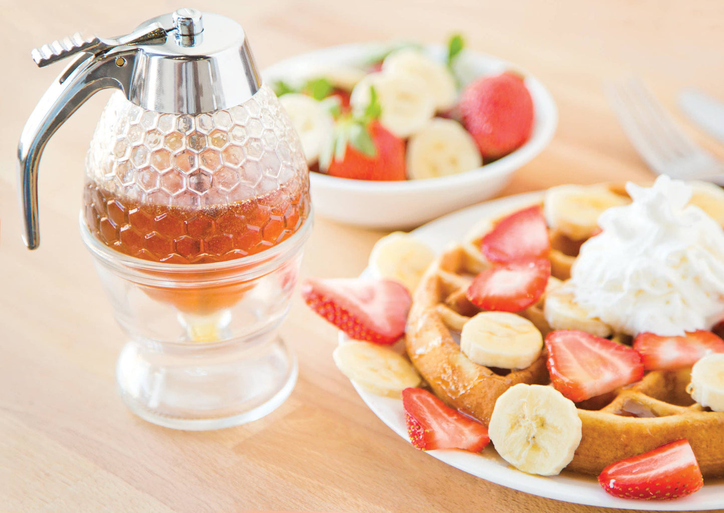 Glass Honey Syrup Dispenser | 6-Ounce